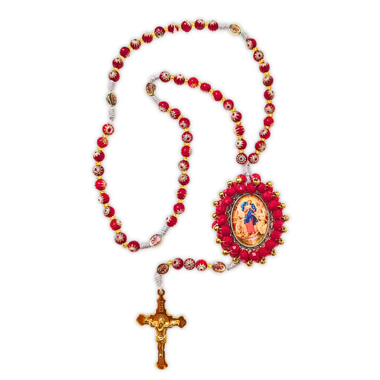 Rosario Virgen Desatanudos – Rojo RubĂ