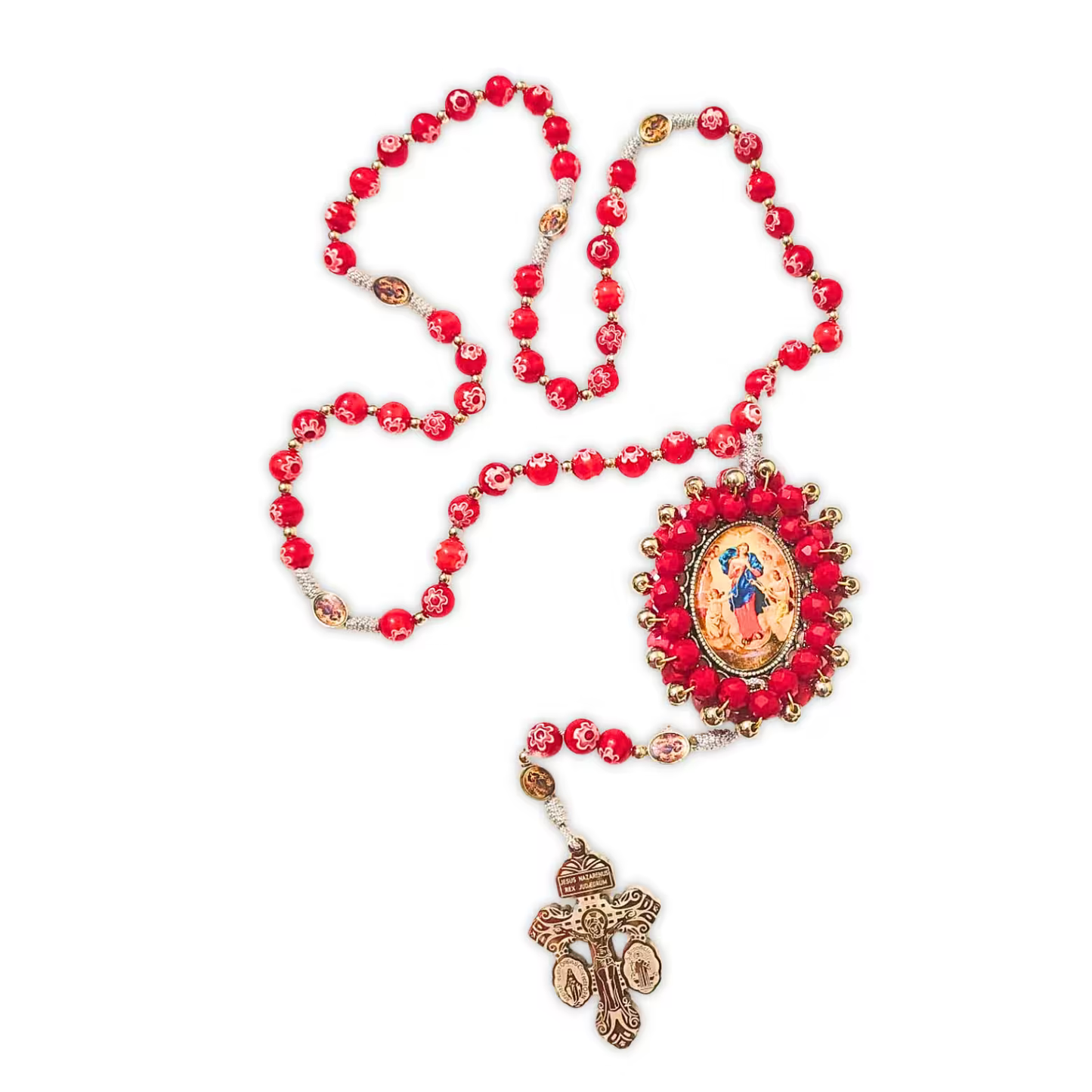 Rosario Virgen Desatanudos – Rojo Clásico