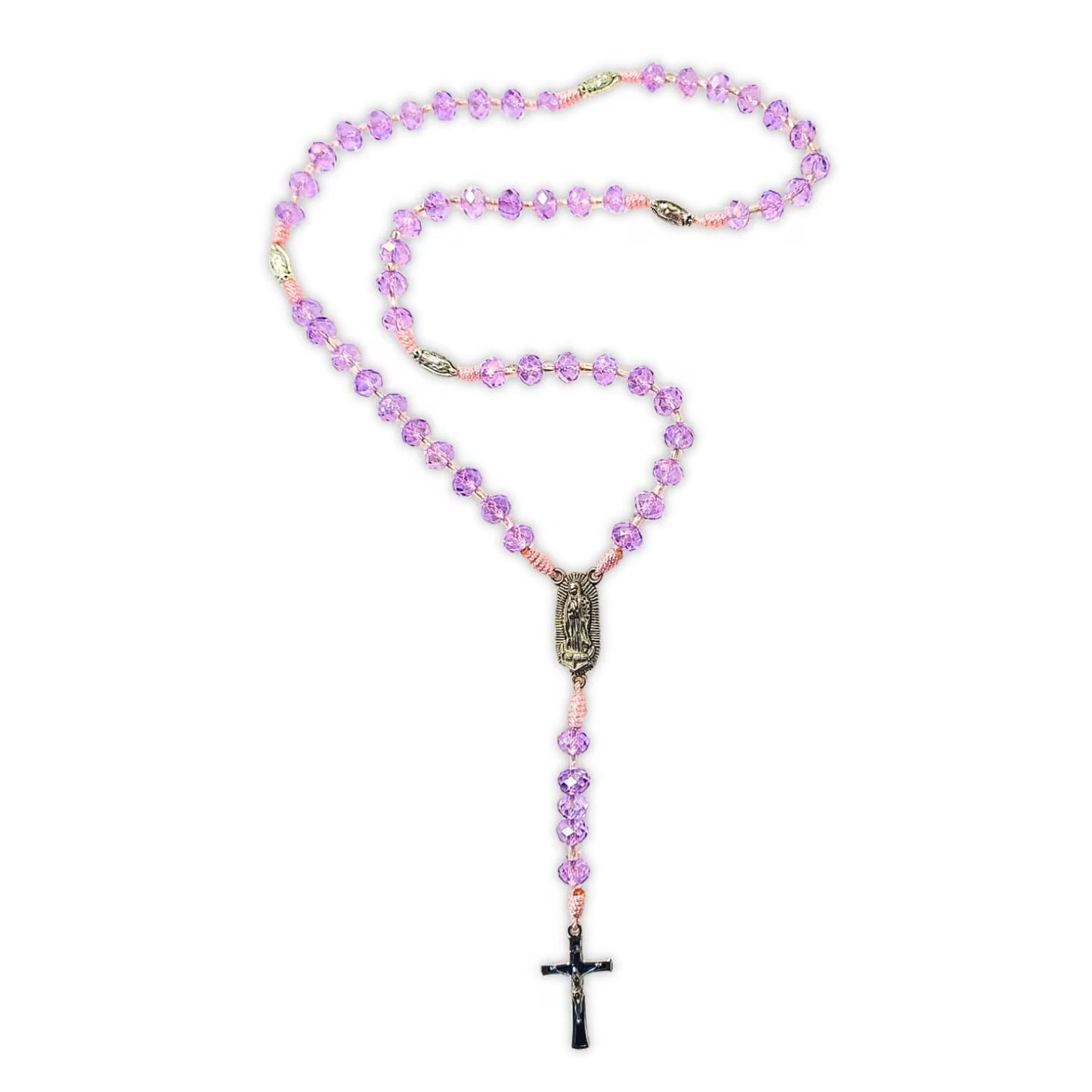Rosario Virgen de Guadalupe – Lila Claro