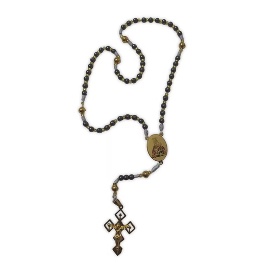 Rosario Virgen del Carmen – Negro Grafito