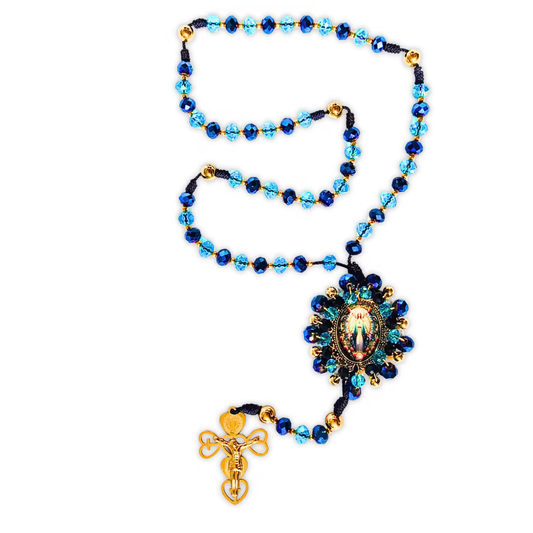 Rosario Virgen Milagrosa – Azul Real