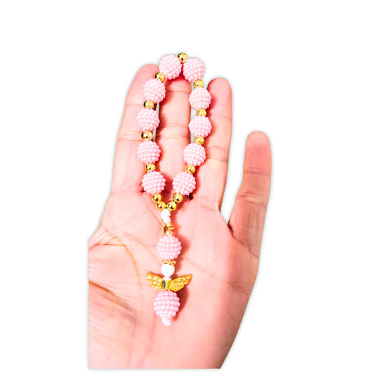 Denario Ángel de la Guarda – Rosa Pastel